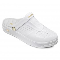 Babuche Boa Onda Urban Feminino - Branco Gold