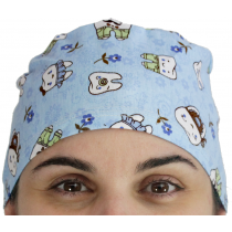 Bandana Profissional Dentinhos - Azul Escuro Bandana Profissional Dentinhos - Azul Escuro