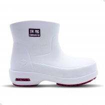 Bota EVA soft works cano curto Impermeável Antiderrapante com Biqueira - Branco 