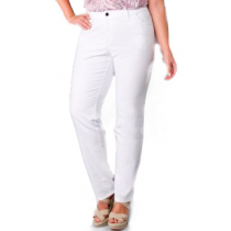 Calça Feminina Sarja Plus Size Com Strech - Branca Calça Feminina Sarja Plus Size Com Strech - Branca