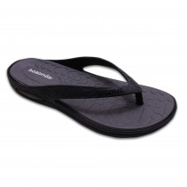 Chinelo Anatômico Boa Onda Lilly - Preto com Grafite
