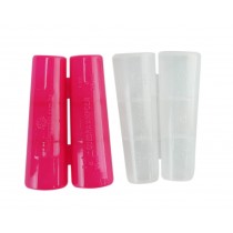 Kit 02 Apoio seguro para abrir ampolas de 1 ml a 20 ml - Pink/Transparente 