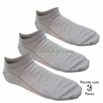 Kit com 3 pares de Meia Onfit Caiaque - Cinza Kit com 3 pares de Meia Onfit Caiaque - Cinza
