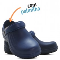 Babuche Profissional Soft Works Antiderrapante com Palmilha - Azul Marinho 