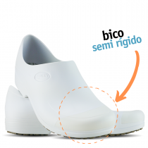 Sticky Shoe Man Antiderrapante com Bico - Branco Sticky Shoe Man Antiderrapante com Bico - Branco