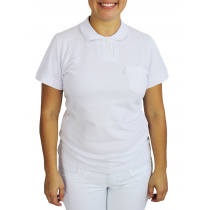 Polo Feminina - Branco Polo Feminina - Branco