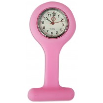 Relógio de Jaleco Silicone - Rosa Relógio de Jaleco Silicone - Rosa