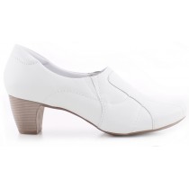 Sapato Neftali 4773 com Salto em borracha - Branco Sapato Neftali 4773 com Salto em borracha - Branco