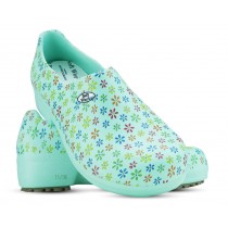 Sapato Profissional Soft Works II Estampado Verde Medicina - Mini Flor Sapato Profissional Soft Works II Estampado Verde Medicina - Mini Flor