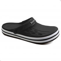 Babuche Boa Onda Star Masculino - Preto/Branco