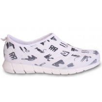 Tênis Odonto Sport - Branco com Ícones Preto Tênis Odonto Sport - Branco com Ícones Preto