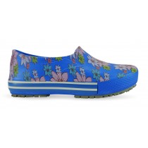 Tênis Profissional Iate Works II Estampado Flor Rosa - Azul Royal Tênis Profissional Iate Works II Estampado Flor Rosa - Azul Royal