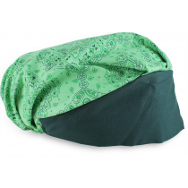 Touca Elástica Profissional Arabesco - Verde claro com Aba Verde Escuro Touca Elástica Profissional Arabesco - Verde claro com Aba Verde Escuro