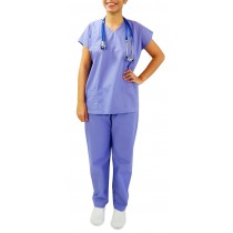 Uniforme Centro Cirúrgico (Pijama) Unissex - Blusa e Calça - Azul Mameluko