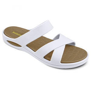 Chinelo Anatômico Boa Onda Rio - Branco com Canela