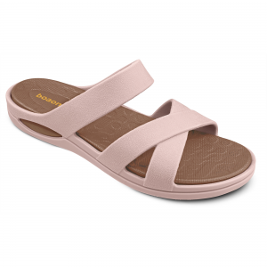 Chinelo Anatômico Boa Onda Rio - Rose Nude com Canela