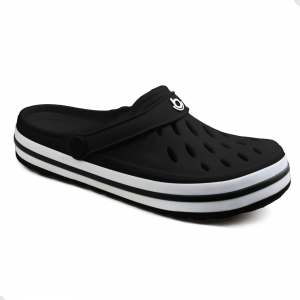 Babuche Boa Onda Star Feminino - Preto/Branco