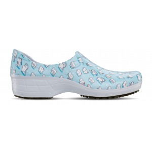 Sticky Shoe Feminino - Azul Estampas Odonto Dentinhos 