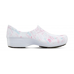 Sapato Sticky Shoes Feminino Estampa Fun - Dentista Fada do Dente - Branco