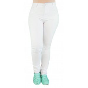 Calça branca shop hot pants