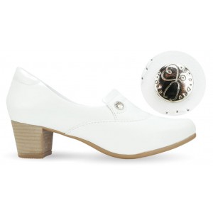 sapato branco feminino alto