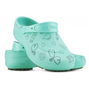 crocs estampados enfermagem