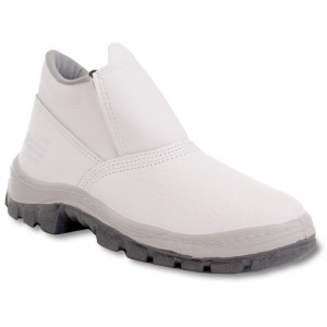 bota branca bico de aço