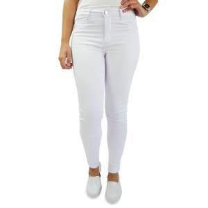 calça jeans branca feminina sawary