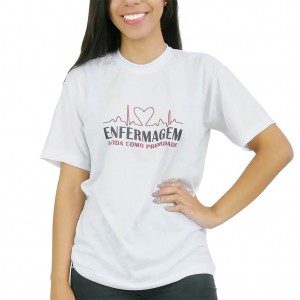 Camisa branca enfermagem clearance