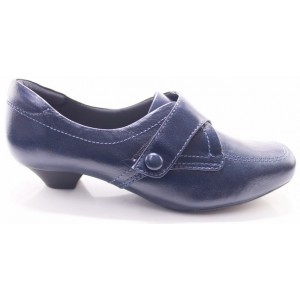 Sapato Neftali Salto Baixo 3608 Azul Marin na Mameluko