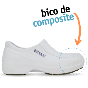 Sapato segurança branco top