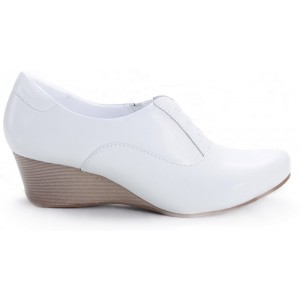 sapato branco anabela