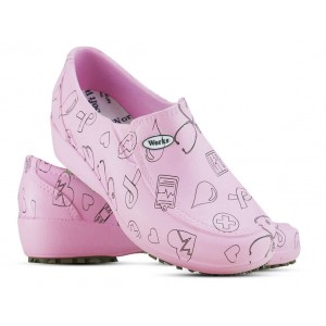 Sapato Antiderrapante Soft Works L Rosa c na Mameluko