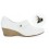 Sapato em Couro Salto Anabela Neftali 41005 - Branco - Pin Eletro Coração
