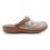 Babuche Boa Onda Aberta Easy - Crepe Ouro Metalizado