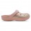 Babuche Boa Onda Aberta Easy - Rose Nude Ouro Metalizado
