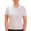 Camiseta Gola Polo modelo Baby Look Feminina - Branco