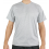 Camiseta Gola Redonda Manga Curta Unissex - Cinza