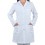 Jaleco Manga Longa Feminino Acinturado Leve - Branco