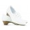 Sapato Neftali com Brilhantes Salto Médio 40008 - Branco