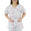 Scrubs Camiseta Mameluko Bata Hospitalar Estampa Clinica Amor pela Enfermagem - Branca