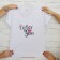 Camiseta Baby Look Feminina Enfermagem com Coração - Branca