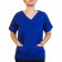 Blusa Profissional Oxford Com 2 Bolsos Estilo Scrubs - Azul Royal