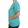 Blusa Profissional Oxford Com 2 Bolsos Estilo Scrubs - Verde Cancun