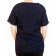 Blusa Profissional Oxford Com 2 Bolsos Estilo Scrubs - Azul Marinho