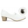 Sapato Branco Feminino 5227 - Branco com Pin Esteto Love