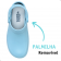 Babuche Antiderrapante Sticky Shoe Unissex Azul Bebê