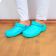 Babuche Antiderrapante Sticky Shoe Unissex Turquesa
