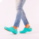 Babuche Antiderrapante Sticky Shoe Unissex Turquesa
