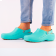 Babuche Antiderrapante Sticky Shoe Unissex Turquesa